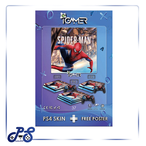 کاور اسکین پلی استیشن 4 - مدل Spiderman